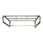 1930s Bauhaus chrome wall-mounted coat rack