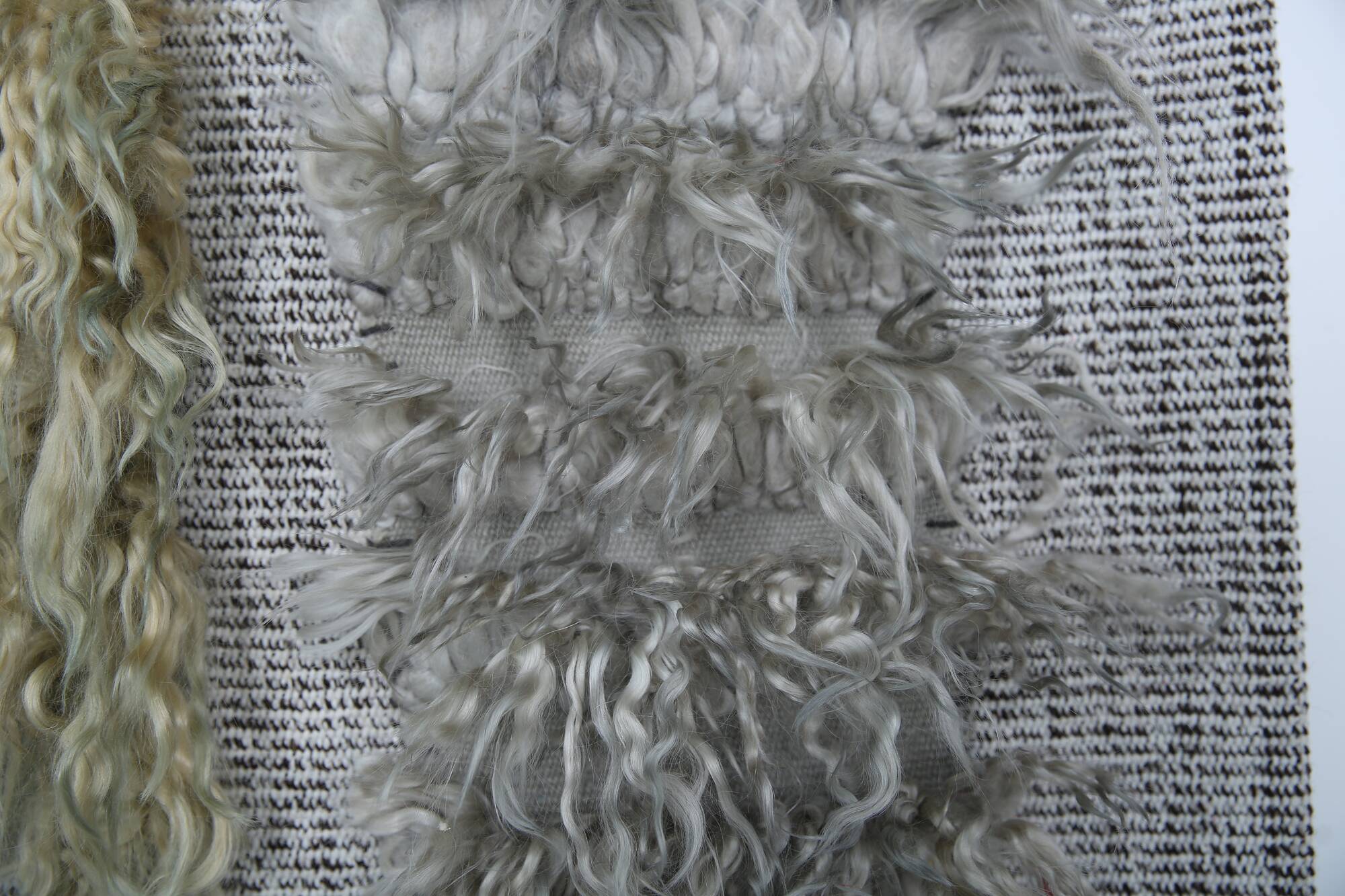 Handmade Vintage Wall Rug, 90x98Cm