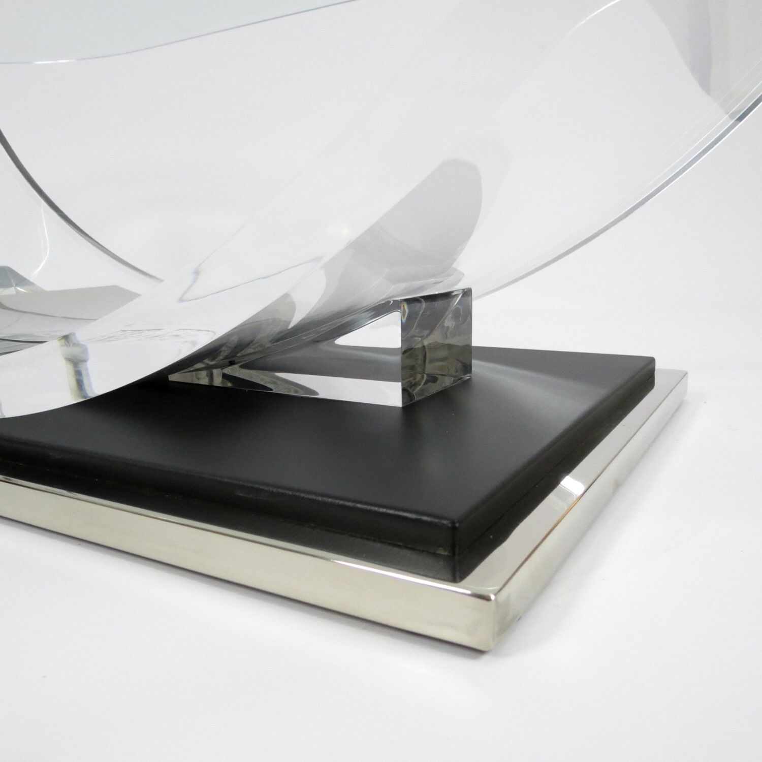 Table basse belge de Belgo Chrom, années 1970