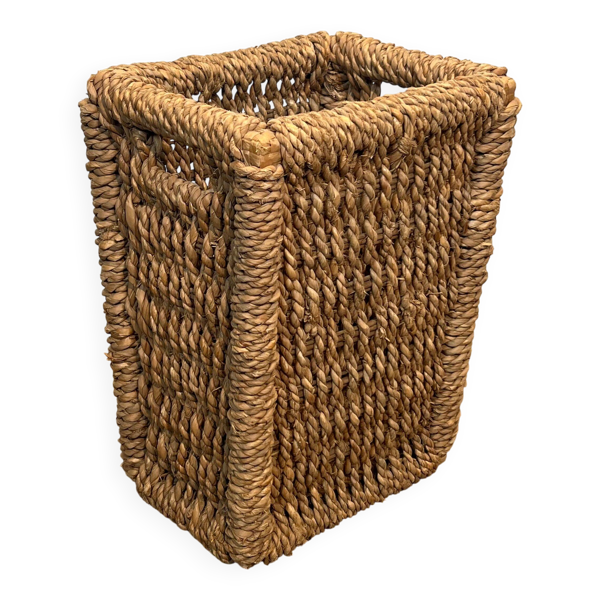 Corbeille à papier en corde