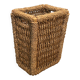 Rope wastepaper basket
