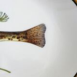 Plat poisson porcelaine