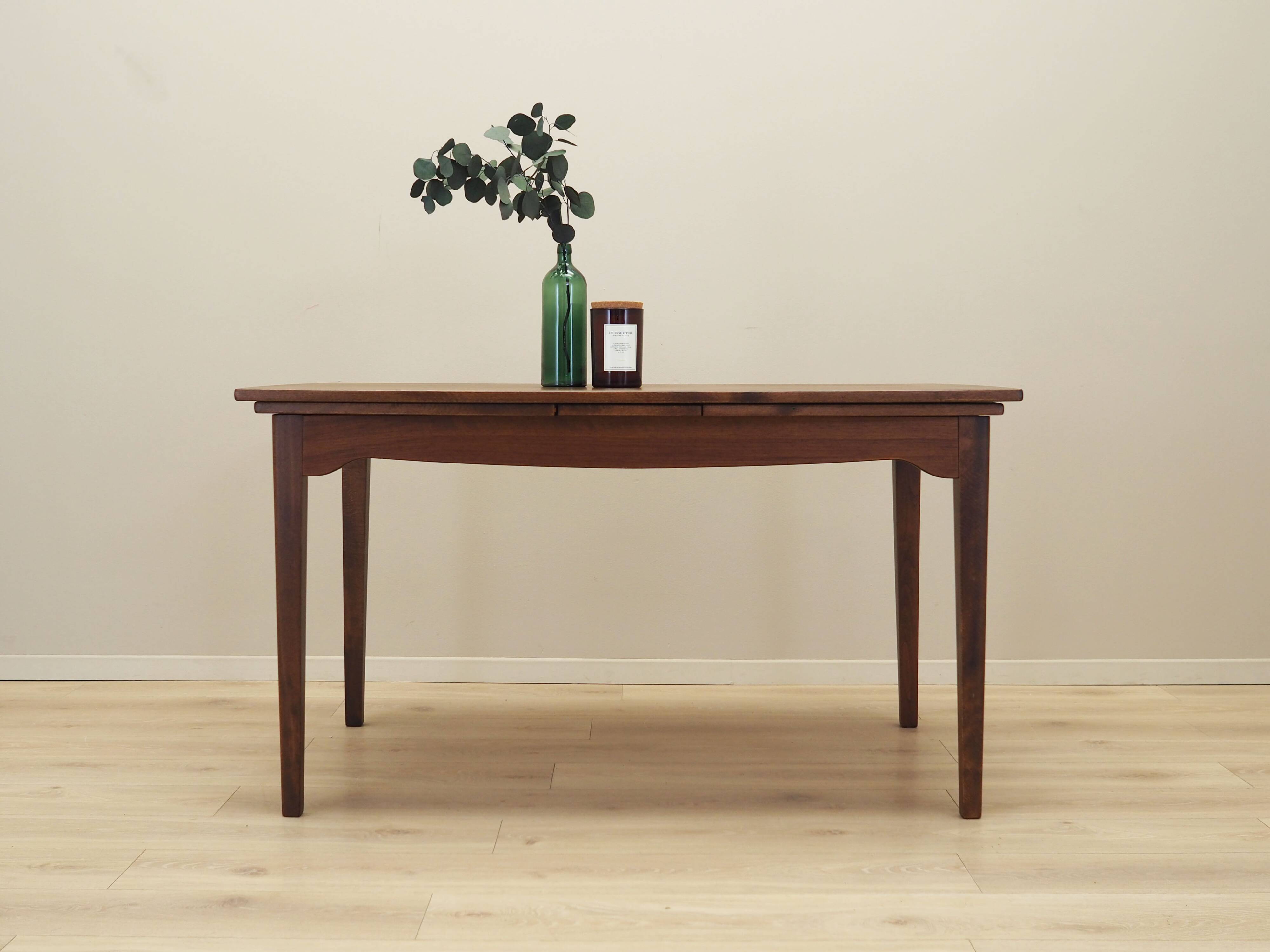 Walnut table, Danish design, 1970s, production: Denmark