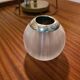 Antique Victorian Glass and Silver Matchpot 1897
