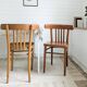2pcs Chaise de café Chaise de bistrot Mid Century Vintage Café Bistro Streb