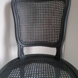 Paire de chaises cannées