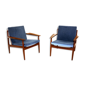 Pair of armchairs, Arne Vodder, Denmark, 1950