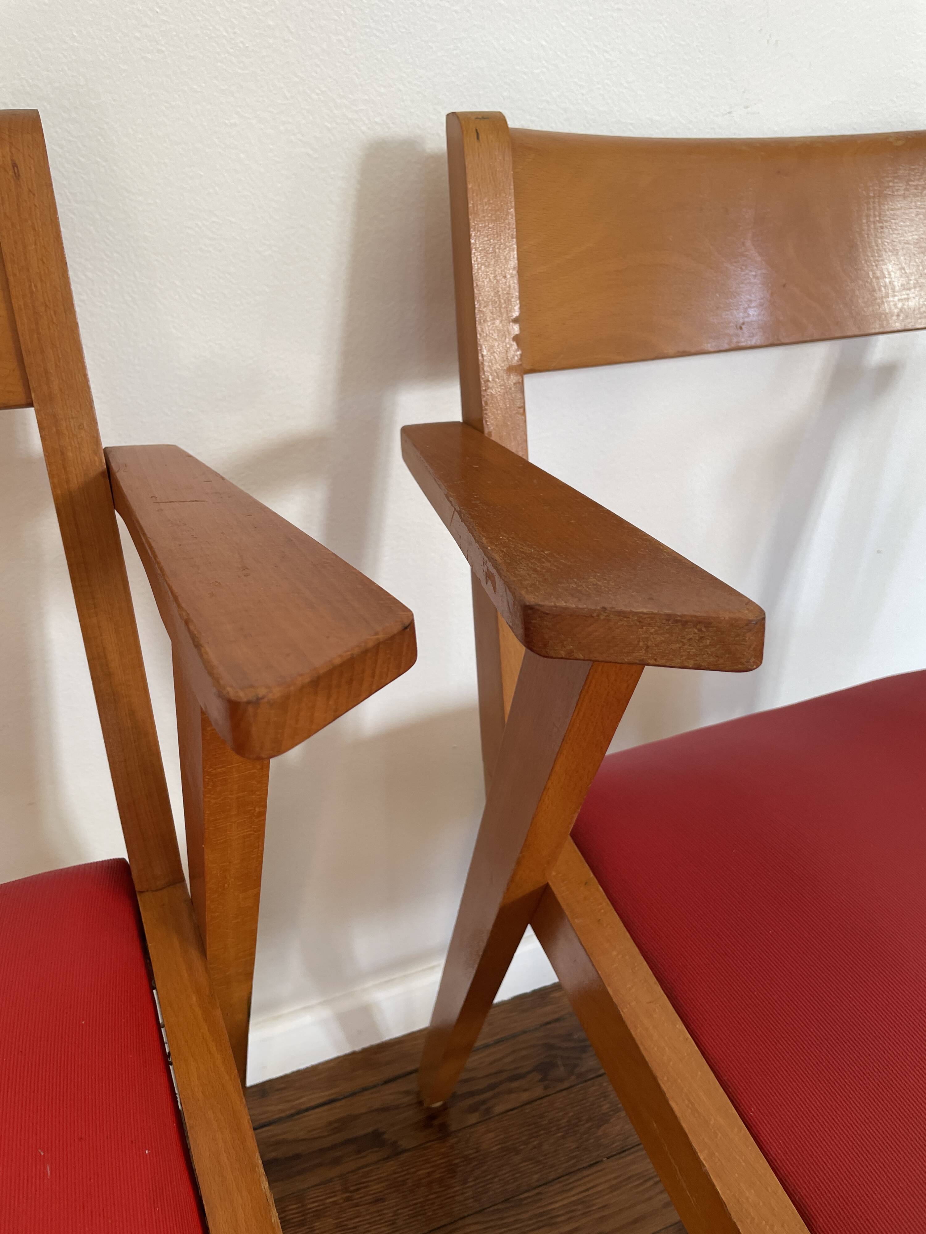 Set of 2 Vintage Armchairs
