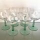 Set 6 vintage balloon glasses from Alsace
