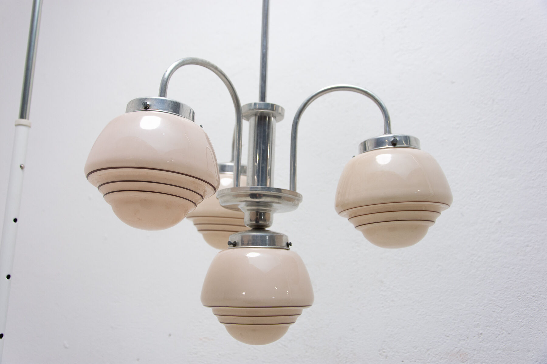 Lustre Art déco à trois bras, années 1930