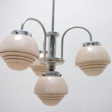 Lustre Art déco à trois bras, années 1930