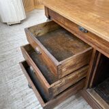 Drapery oak counter 1900