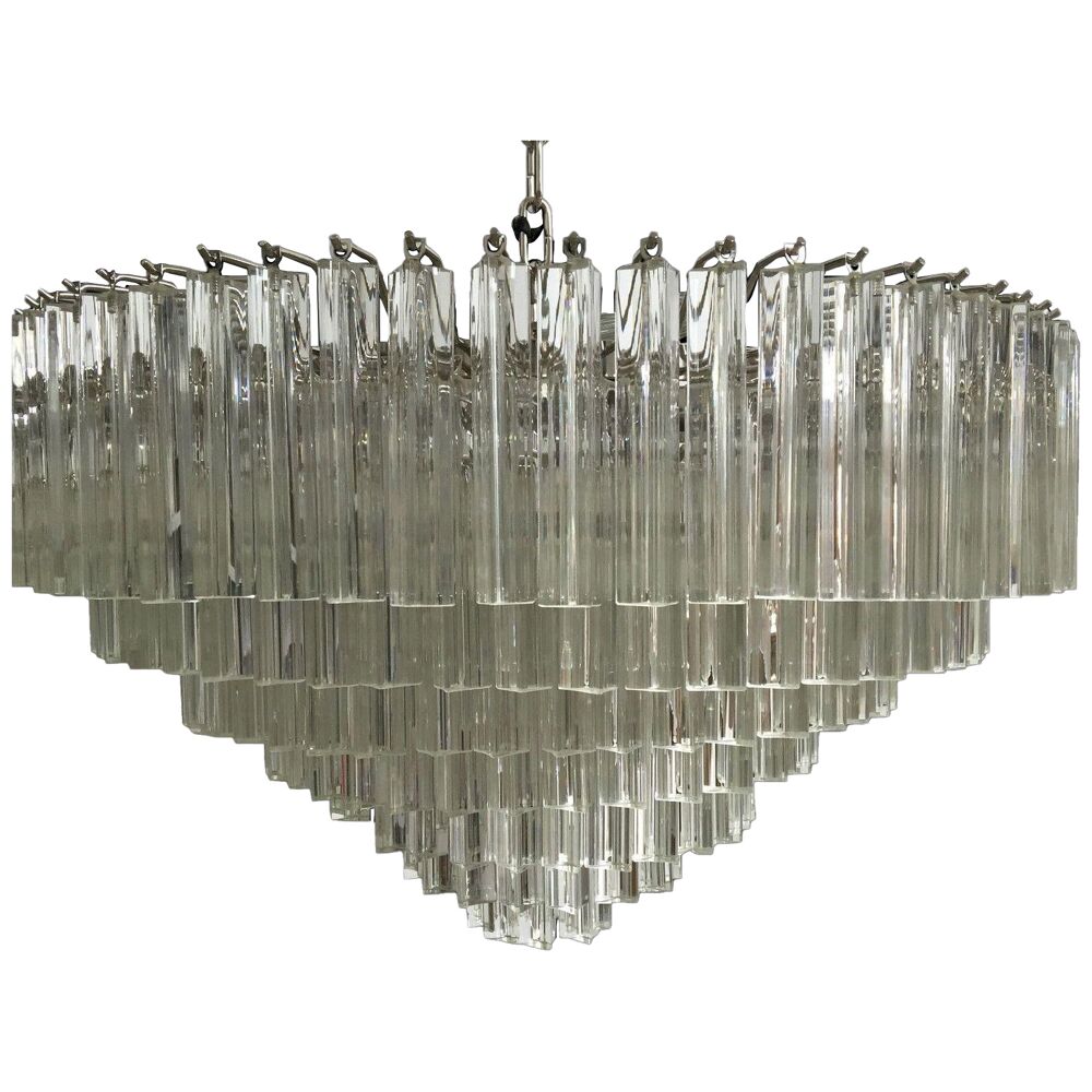 Triedro murano glass chandelier