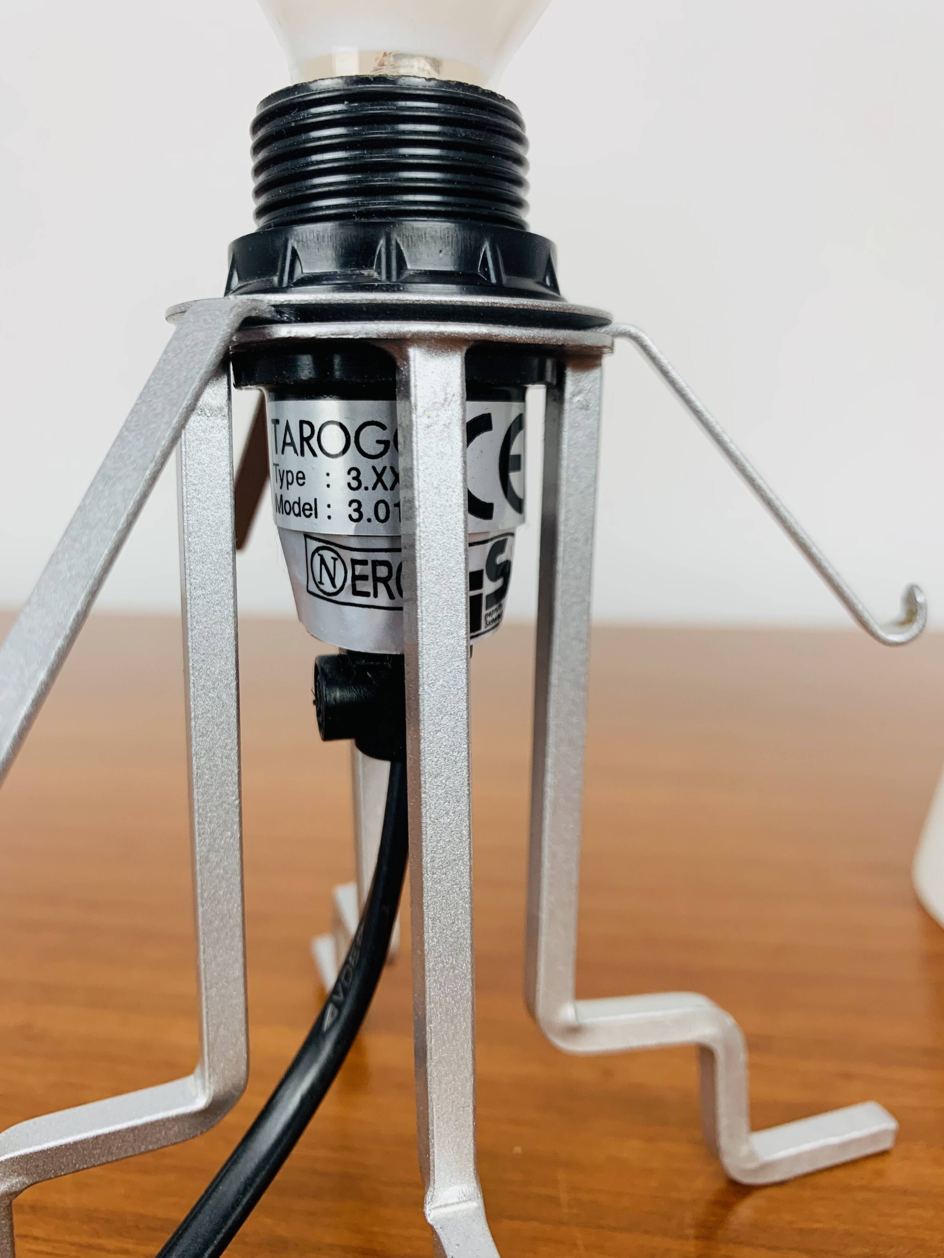 Tarogo lamp from the 90s, opaline and metal