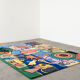 Corneille art rug scandinavia 1970s