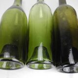 old wine bottles blown glass antique french wine bottles
