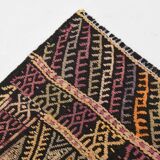 Yellow & Green Tribal Turkish Kilim Rug, 158x236Cm