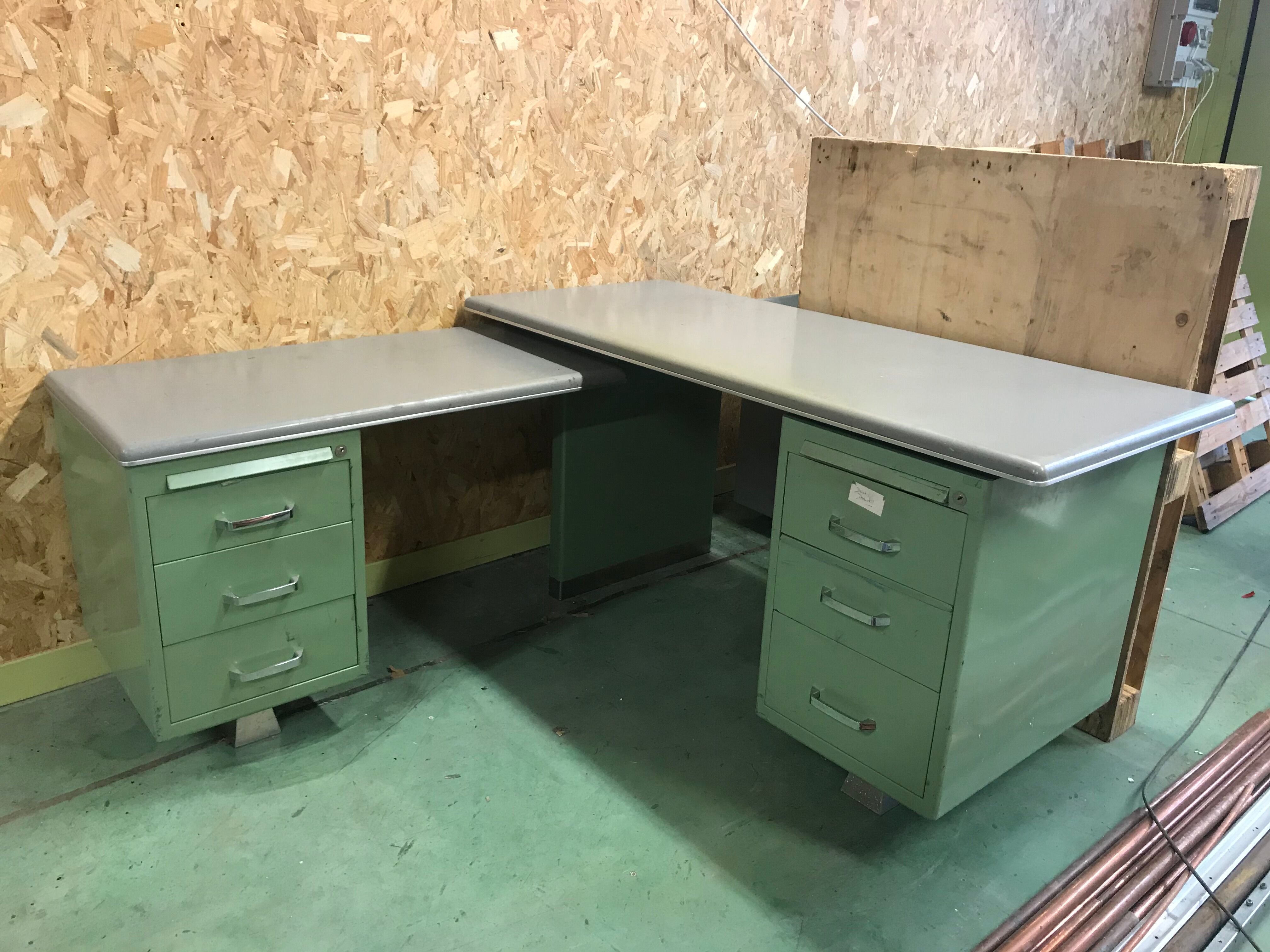 Industrial corner office