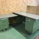 Bureau d'angle industriel