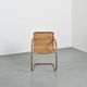 D42 tubular steel and cane armchair, Tecta, Germany, circa 1980