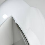 Perdomello 70 White Ceramic Hemisphere Lamp, 1970s