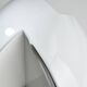 Perdomello 70 White Ceramic Hemisphere Lamp, 1970s