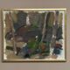 Swedish Oil on Panel“Composition” by Nils Folke Knafve –Vintage & Framed
