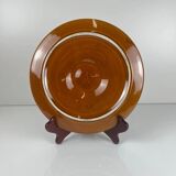 Set of 6 oyster plates in barbotine style by Secla, Portugal