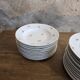 Set of Cérabel porcelain soup and dinner plates from Baudour