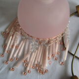 Brass bedside lamp with tassel