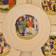 Dessert plates nursery rhymes of digoin and sarreguemine