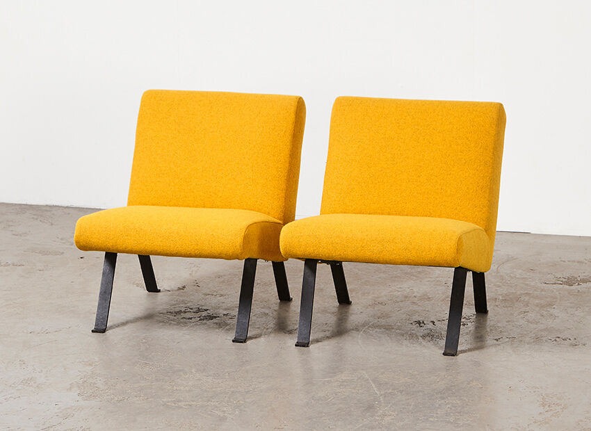 Joseph Andre Motte armchairs for Artifort 1955