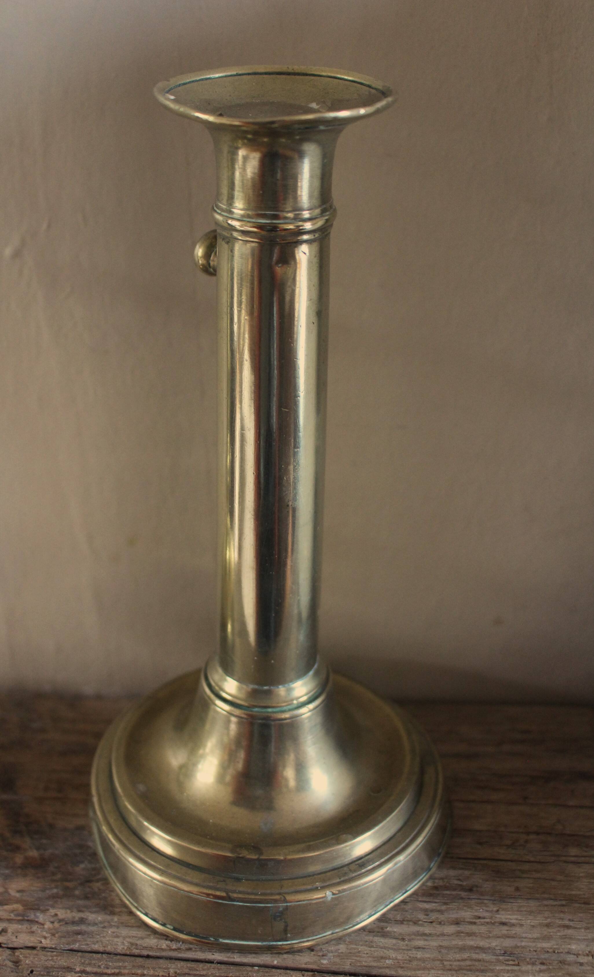 Brass candlestick push torch