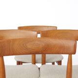 Set of 6 dining chairs in teak by Farsö Stolefabrik Denmark 1960s