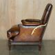 Fauteuil Club Chesterfield en Cuir Teint à la Main