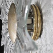 Glass wall light, 1960s