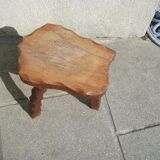 Square brutalist tabouret