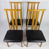 Set of eight Zea chairs by Annig Sarian, 1980