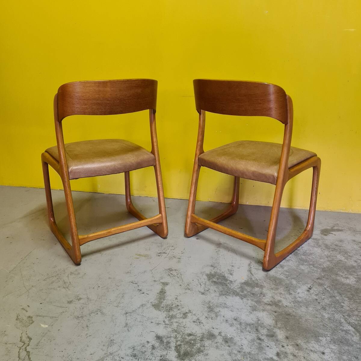 Set Of Original Emile & Walter Baumann Dining Room Chairs, 1960s