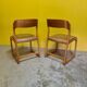 Ensemble de 2 chaises de salle à manger Emile & Walter Baumann, 1960
