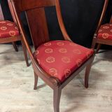 Set of Six Mahogany Gondola Chairs