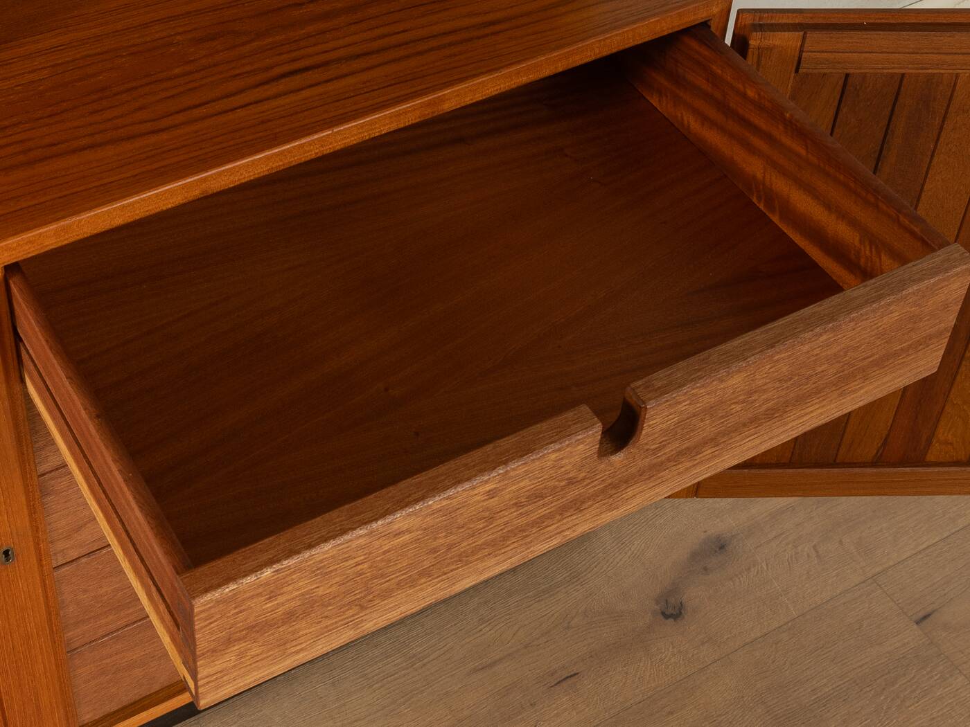 Classic two-piece sideboard from the 1960s by Poul Hundevad