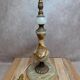 Vintage lamp base in onyx and brass