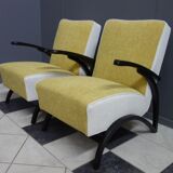 Paire de fauteuils de Jindrich Halabala