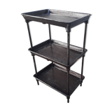 Industrial steel cast iron workshop trolley, 1900