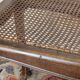 Small Louis XV style bench in walnut