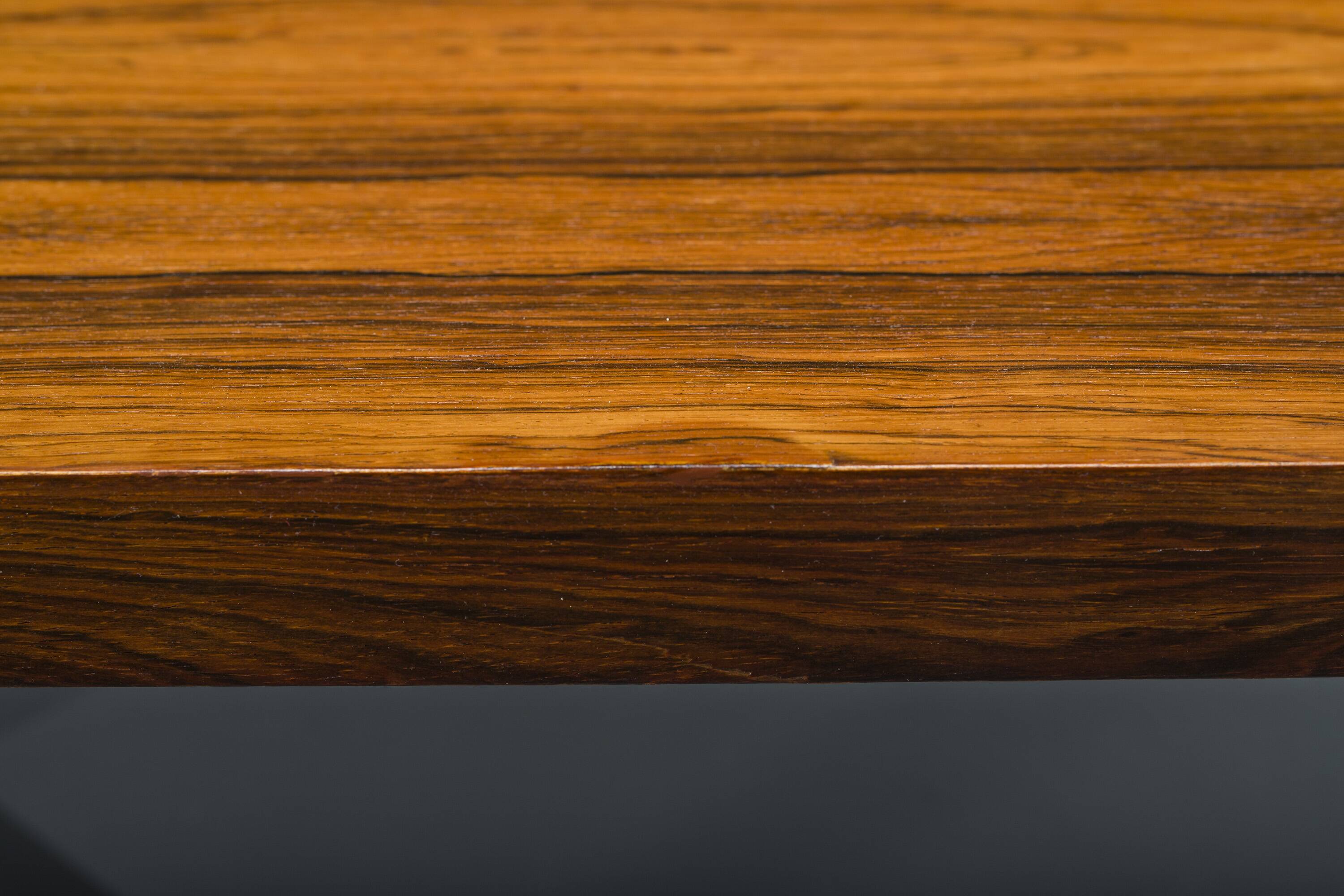 Coffee Table in Rosewood & Chrome, 1960s