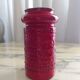 Red ceramic vase Aldo Londi , Bitossi , Italy