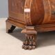 Dutch style desk with floral inlays