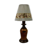Ancient wooden feet lamp